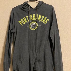 Medium Port Aransas Thin Hoodie